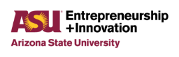 ASU Entrepreneurship +Innovation Logo